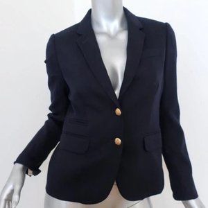 J Crew Wool Navy Schoolboy Blazer
